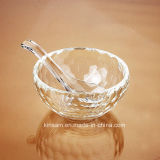 Fashion Crystal Glass Rice Bowl Craft for Tableware