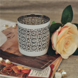 Inside Electroplated Ceramic Candle Container