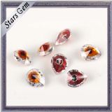 Blood Red and White Mixed Color Gemstone for Jewelry