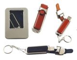 OEM Free Logo Emboss Gift Samples 8GB Leather USB Flash Memory