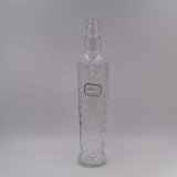 Clear Cylinder Liquor Bottle Tequila Bottle with Tamper Proof Finish