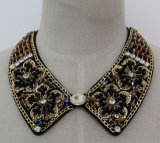 Lady Fashion Charm Crystal Chunky Costume Choker Necklace Collar (JE0117-2)