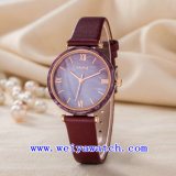 Watch Factory Watch Custom Service Leather Strap Fashion Watch (Wy-123C)