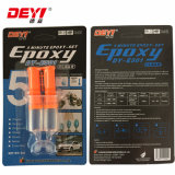 5 Minutes Clear Epoxy Ab Glue with Syrings and Aluminium Tube with Blister Card