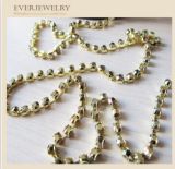 Gold Plating Glass Rhinestones Cup Chains