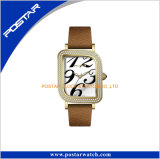 Fashionable Famous Brand Unique Dial Crystal Glass Women Watch