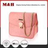 Chain Pink Portable Mini Designer Ladies PU Leather Handbags