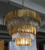 Modern Steel Crystal Chandelier Lamp (WH-6651Z)