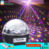 High Quality LED Crystal Magic Ball Disco Magic Light with MP3 Rgbywp LED Stage Light