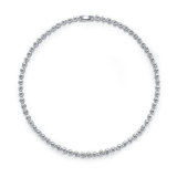 High Quality Tennis Artificial Jewelry CZ Gemstone Necklace