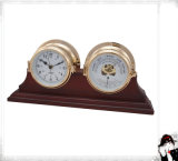 Wooden Stand Base of Clock and Barometer