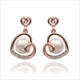VAGULA Gold Plated New Arrival Fashion Stud Pearl Earrings