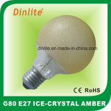 40W 60W Ice Crystal Amber Incandescent Bulb