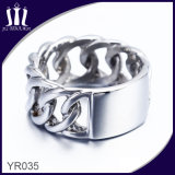 New Style Men's Stainless Steel Chain Ring