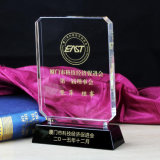 Souvenir Crystal Trophy Glass Plaque Craft for Businness Gifts