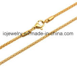 18k Gold Plated Necklace with Lobster Clasp