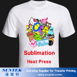 Heat Transfer Sublimation Blank Plain Polyester Cotton T-Shirt