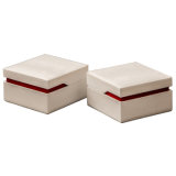 High Quality Wooden /PU Leather /MDF Food Gift Packaging Box