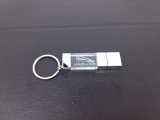 Promotion Keyring crystal USB Thumb Drive with LED Light