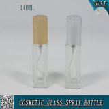 10ml Square Clear Glass Perfume Pump Spray Bottle