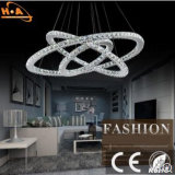 Modern Triple Crystal Hall 48W Pendant Lamp with Ce