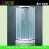 Low Tray Quadrant Frosted Glass ABS Shower Stall (TL-517)