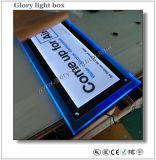 Blue Color Frame Crystal Light Box