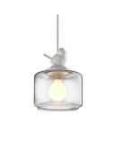 Modern Glass Pendant Lamp with Animal Deco. (WHP-941B)