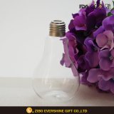 Handblown Light Bulb Shaped Glass Vase