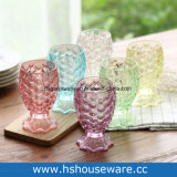 Pineapple Style Colourful Glass Mug