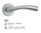 Stainless Steel Hollow Tube Lever Door Handle (S37)