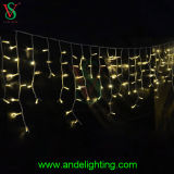 Waterproof LED Christmas Decoration Warm White Icicle String Lights