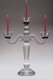 Crsytal Glass Candleholder for Hotel Dining Table
