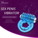 Novelty Toy Male Longer Lasting Sex Crystal Penis Cock Vibrator Ring Vibrating Sexy Toys for Men/Couple
