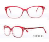 Four Color Fashionable Acetate Woman Eyeglasses Optical Frame