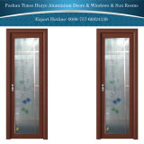 Aluminium Hinged Door with Crystal Flower and Dividing Strips