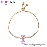 75351 Fashion Jewelry 18K Gold CZ Bracelet Design