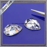 Forever Brilliant Pear Shape Single Rose Cut Moissanite Diamond