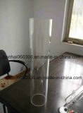 Clear and Frosted Glass Cylinder Candle Holder