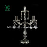 Glass Candle Holders for Party Decoration with Three Posts (9*23*36)