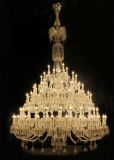 Europe Royal Style Classical Full Copper Baccarat Crystal Chandelier Light