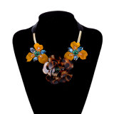 Custom Flower Lacing Bow Necklace Fashion Jewelry