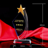 Customized Logo and Words Crystal Trophy Broadsword Shape Champions Award Cup Sports Souvenirs Competitions Awards