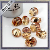 High Quality Champagne Oval Shape Cubic Zirconia