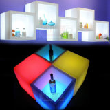 Wine Cabinet LED Bar Showcase and Cube Stool Color Changing