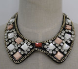 Fashion Square Crystal Costume Choker Jewelry Necklace Collar (JE0072)
