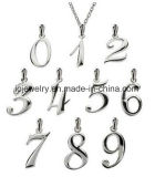 Custom Sterling Silver Number Pendants