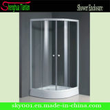 Corner New Simple Bathroom Glass Sliding Shower Box (TL-518)