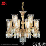 Traditional Crystal Chandelier with Glass Decoration Wl-82091b