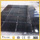 Chinese Cheap Black Wooden Grainy Marble, Imperial Black Marble Flooring